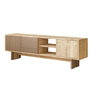 Hanah Home Soporte para TV Roble cálido y roble zafiro